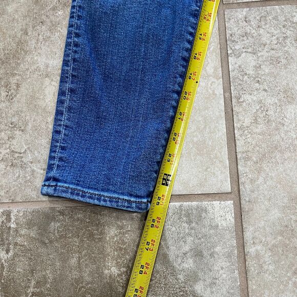 Madewell 9" Mid-Rise Skinny Crop Jeans Button Front Tencel Denim Edition Size 30 - Picture 10 of 13